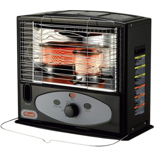 10,000 BTU Indoor Kerosene Radiant Heater, Black