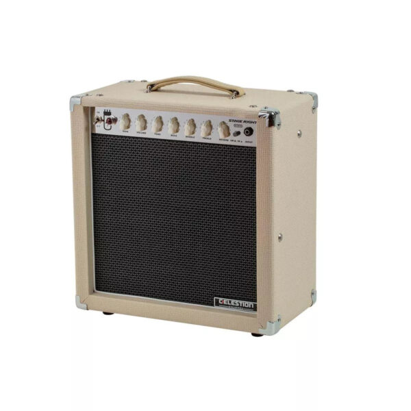 94589AB9-BC0A-43CE-2680-D8A34A4FD5F8 Stage Right by Monoprice 15-Watt 1×12 Guitar Combo Tube Amp with Celestion Speaker and Spring Reverb