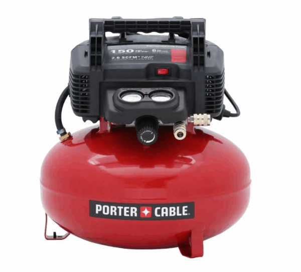 9945CF09-2391-4D19-AC5A-213E843A1A4A 150 PSI, 6 Gallon Oil-Free Pancake Air Compressor