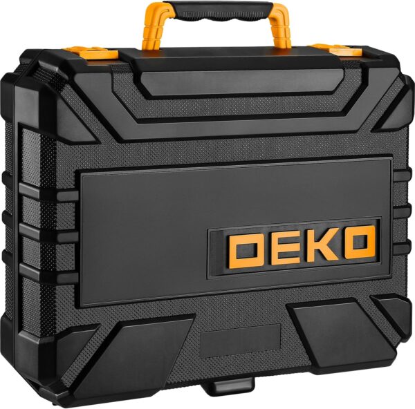 9A69243B-4C09-760E-11F1-CC0C99F26E57.jpg DEKOPRO Tool Set:Tool Kit with 8V Cordless Drill.Tool Box with Drill.Hand Drill Set for Men & Women.Home Tool Kits for House Repair.Handyman.DIY 126 Piece