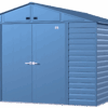 Arrow Select Steel Storage Shed, 10×14, Blue Grey