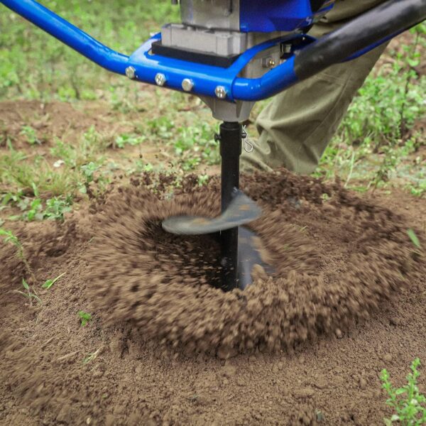 9D797A67-0560-CD96-5F43-1171B3D3141B.jpg Post Hole Digger Gas Powered. 52cc 2.4 HP 2 Stroke Engine Earth Auger with 8" Drill Bit. EPA Compliant Post Hole Auger