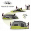 Core 9 Person Instant Cabin Tent - 14' x 9'. Green (40008)