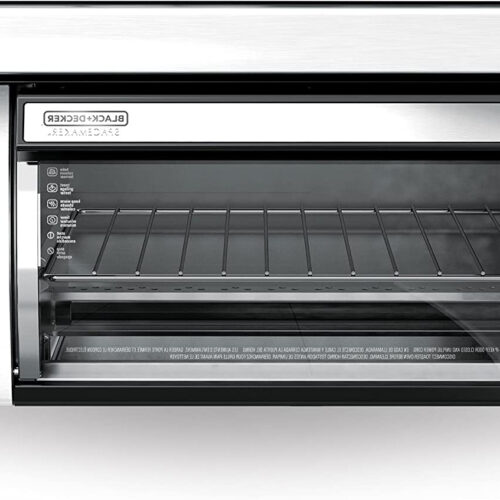 Spacemaker Under-Counter Toaster Oven, Black/Stainless Steel, TROS1000D