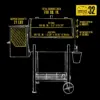 Pit Boss 700FB Wood Fired Pellet Grill with Flame Broiler. 700 Sq. In. Cooking Space