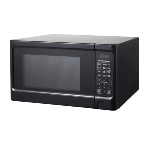Hamilton Beach 1.1 Cu. Ft. Sleek Black Digital Microwave - Effortless Touchpad Controls