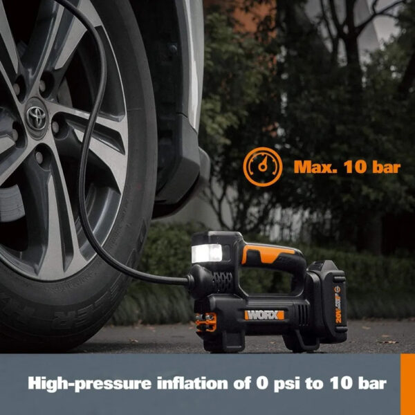 A4C9B518-DB92-A004-A2F3-BCDDA330D77A.jpg 20V MAX Cordless Multi-Function Air Pump Inflator (1 x 2.0aH Battery and 1 x Charger Included) - Black
