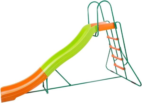 A4C9CF51-C5FC-B914-64E4-B6FD208B4001.jpg Outdoor Playground Slide. Big Backyard Freestanding Plastic Slide. 10 ft Outdoor Swing Set Slide for Kids Ages 4-8