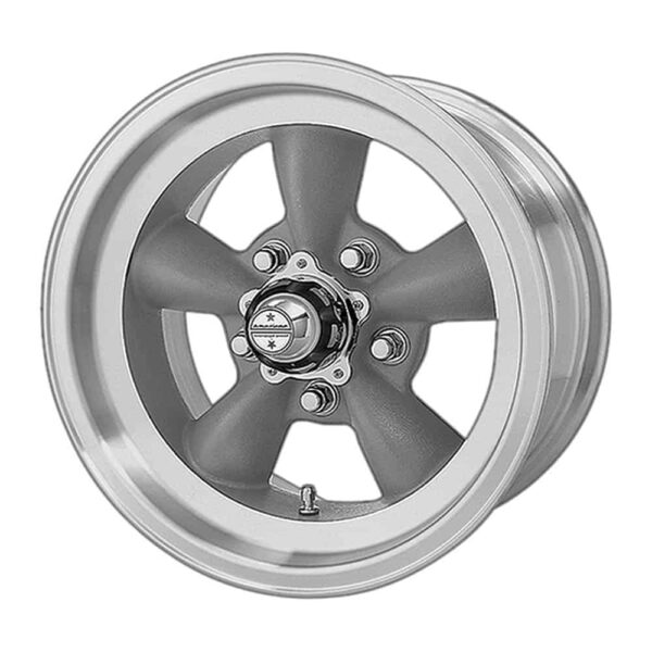 A679003A-F481-EEC9-9563-F0297BD80566.jpg American Racing Vintage VN105 TORQ THRUST D VN105D 15X8.5 5X4.5 GRAY MACH-LP -25MM
