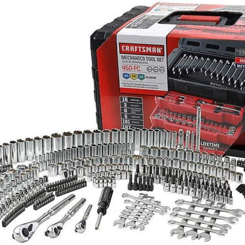 Craftsman 450-Piece Mechanics Tool Set. Ratchet Socket Hand Wrench Toolset