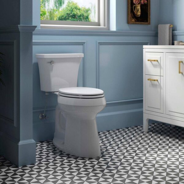 A9220308-6498-A3C2-F3E6-A2728CC20102 KOHLER Extra Tall Highline Arc Complete Solution 2-piece 1.28 GPF Single Flush Elongated Toilet in White (Seat Included) 78305-0