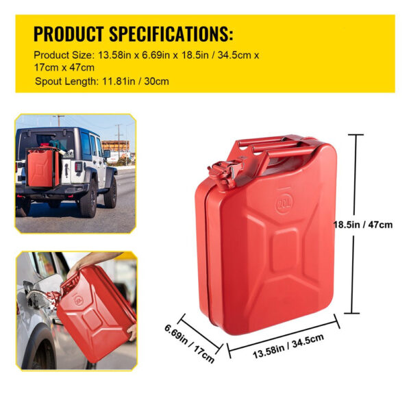 AAD34FF9-1F4D-C0B5-65D7-B373A00E69A0.jpg VEVOR Jerry Fuel Can with Flexible Spout System. 5.3 Gallon/20 L