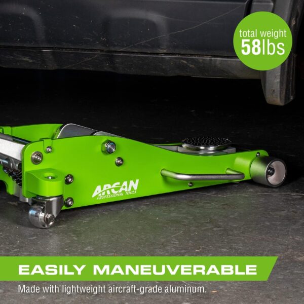 AB7FF4F2-E8A2-93FD-8835-0AB567616497.jpg Tools 3-Ton Quick Rise Aluminum Floor Jack with Dual Pump Pistons & Reinforced Lifting Arm (A20018_A20019)