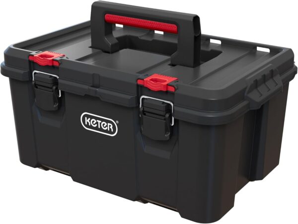 AE11A1D4-2464-2906-D652-056C1D99F3AA.jpg Keter Stack-n-Roll Modular Tools Organizer for Garage Storage and DIY. 3 Piece Resin Rolling Tool Box System for Small Parts
