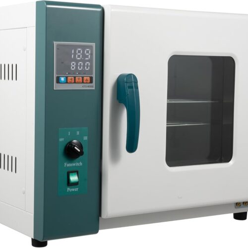 110V 1000W Horizontal Electric Blast Drying Oven 45L/12Gal Lab Forced Air Convection Drying Oven with Intelligent Temperature Controller for Industrial. Schools. Research Institutes
