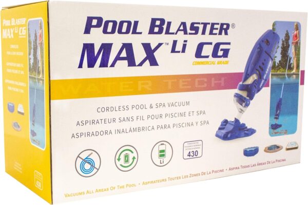 B08132A3-1F60-BB36-96C2-DE0008CFA8FC.jpg POOL BLASTER Max Cordless Pool Vacuum for Deep Cleaning & Strong Suction. Handheld Rechargeable Swimming Pool Cleaner for Inground and Above Ground Pools. Hoseless Pool Vac by Water Tech