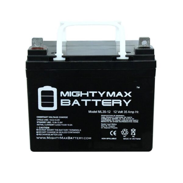 B14C6323-A436-3EC7-392B-9786F0FEEA64.jpg MIGHTY MAX BATTERY ML35-12 - 12V 35AH Battery for Pride Jazzy Select Electric Wheelchair - 2 Pack MAX3437160