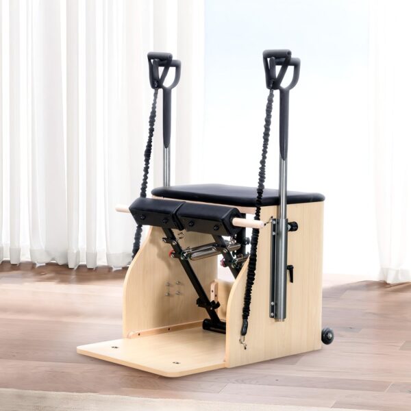 B17D5711-40F1-668B-BA10-5D8D5180E997.jpg Pilates Chair. Split-Pedal Stability Combo Chair with Handles.Pilates Reformer Machine.Pilates Equipment for Home Or Studio Use