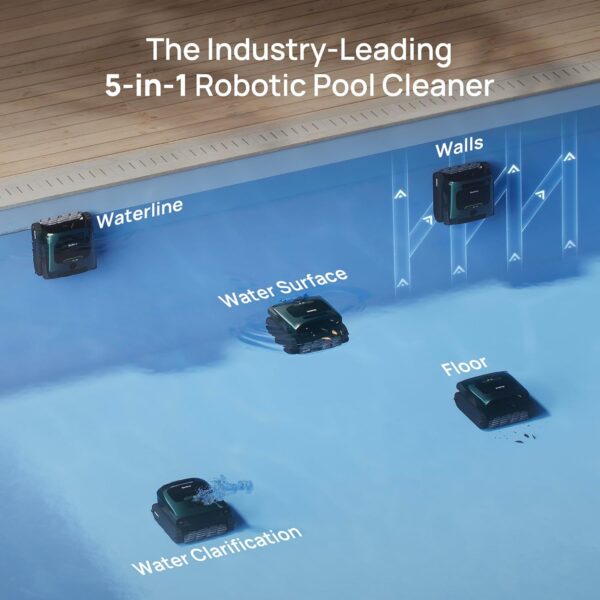 B2C3D270-43BD-37A4-A5EA-C6B9FCA722C0.jpg Beatbot AquaSense 2 Pro Cordless Pool Vacuum Robot. Unmatched 5-in-1 Cleaning. Surface Parking. Skims Water Surface with APP Control. Water Clarification. for Pools up to 3.875 Sq.ft �� Emerald Green