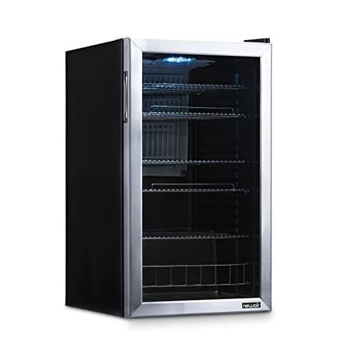 B3569ECB-2670-F766-CAFE-4D4F91494560.jpg NewAir Beverage Refrigerator Cooler | 126 Cans Free Standing with Right Hinge Glass Door