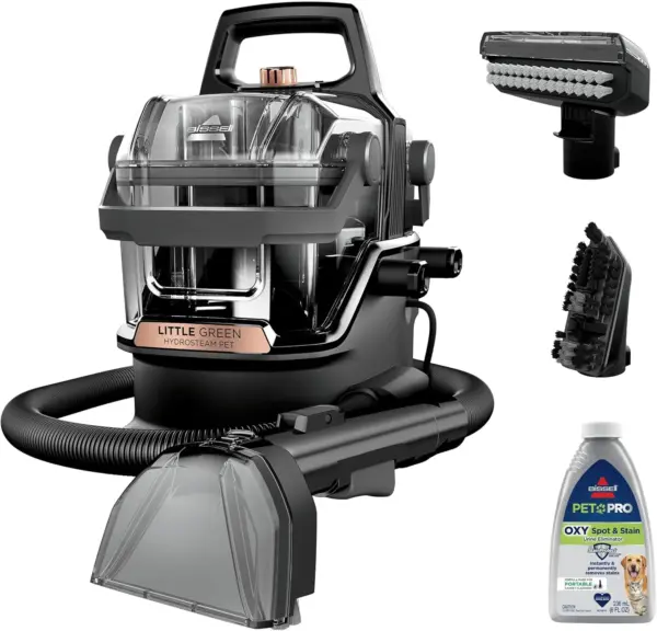 B36645F7-CEF1-2302-0B82-BB54609FB92F.webp Green HydroSteam Multi-Purpose Portable Carpet and Upholstery Cleaner. Car and Auto Detailer. 3618. Black and Copper Harbor