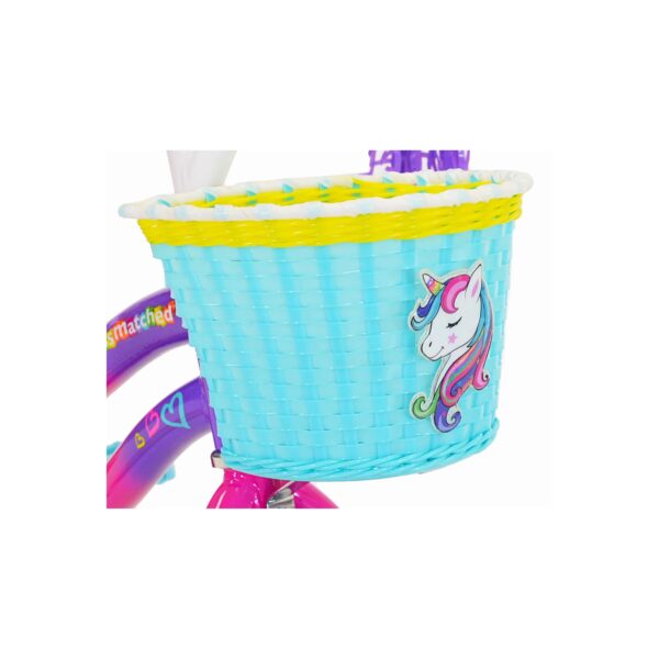 B48716F2-E6C6-1BF6-3A57-9B4965A1C172.jpg LittleMissMatched 12 In. Let You Be You Unicorn Bike . Pink and Purple