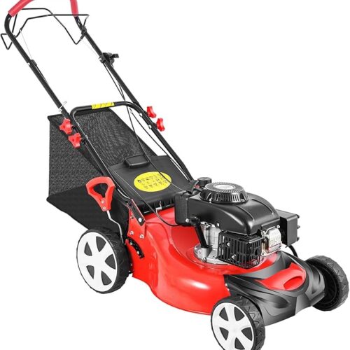 Self Propelled Gas Lawn Mower. 20-Inch 140cc OHV Engine 3-in-1 Gas Mower.Adjustable Cutting Height for Sports Fields. Community Greening. Municipal Greening