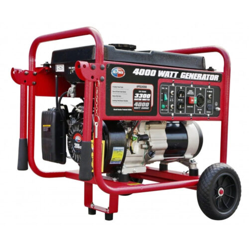 4000 Watt Generator APGG4000. 4000W Portable Generator for Home Use Power Backup. RV Standby. Hurricane Damage Restoration Power Backup. EPA Certified