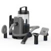 Professional Plus Pet Grooming Vacuum Kit. 5 Pet Grooming Tools. 2L Canister. Works for All Dogs. Cats. and Pet Fur