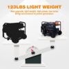 GENMAX 10500 Peak Watt Tri Fuel Open Frame Inverter Generator.with ATS.Quiet Technology.CO Sensor.digital display and 50A.Ideal for Home backup.contruction site and RV Camping (GM10500XiT)