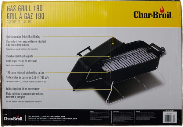BA9A0874-35EE-5AC3-717B-F32D8820C82D.jpg Char-Broil Portable Convective 1-Burner Stainless Steel Propane Gas Grill - 465133010