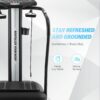 Whole Body Vibration Plate. 500W Vibration Plate Exercise Machine with 99 Levels 3 Preset Modes & 2 Resistance Bands. Training Fitness Vibration Platform Machine for Home Gym with 330lb Capacity