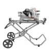 AC9946 Universal Mobile Miter Saw Stand with Mounting Braces