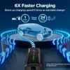 Level 2 & Level 1 EV Charger. 16Amp 110-240V Portable J1772 Electric Car Charger with Adjustable Amp Delayed Timer 25ft Long Cord