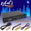 2-Channel Bluetooth Power Amplifier - 2000W Bridgeable Rack Mount Pro Audio Sound Wireless Home Stereo Receiver w/TRS XLR Input.LCD. Bridge Mode. Cooling Fan - Entertainment Speaker System