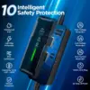 Level 2 & Level 1 EV Charger. 16Amp 110-240V Portable J1772 Electric Car Charger with Adjustable Amp Delayed Timer 25ft Long Cord