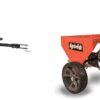 Agri-Fab 45-0604 18" x 48" Tow Behind Poly Lawn Roller 550 lbs Weight with Water. Poly Drum and Steel Frame. with Plug. Designed for Lawn and Garden Tractors
