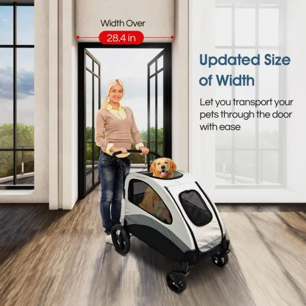 C30637EE-865B-DD78-2BF8-7211B4782F07.webp Foldable Pet Stroller for Large or 2 Dogs Cats Jogger Wagon with 4 Wheels