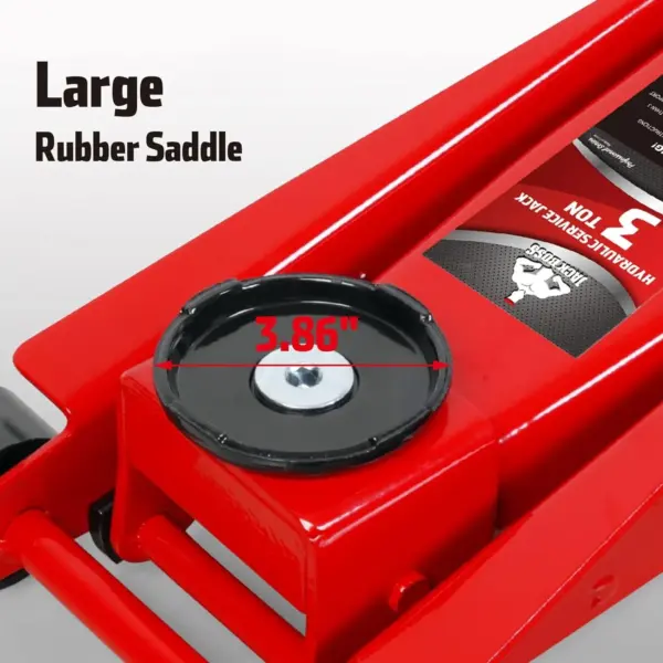 C4E116A2-B2A9-3843-7739-BF1B776A1128.webp 3 Ton Hydraulic Floor Jack with Quick Lift Pump Car Jack. (6.000 lb) Capacity.Red.W83025