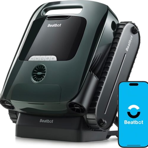 Beatbot AquaSense 2 Pro Cordless Pool Vacuum Robot. Unmatched 5-in-1 Cleaning. Surface Parking. Skims Water Surface with APP Control. Water Clarification. for Pools up to 3.875 Sq.ft �� Emerald Green