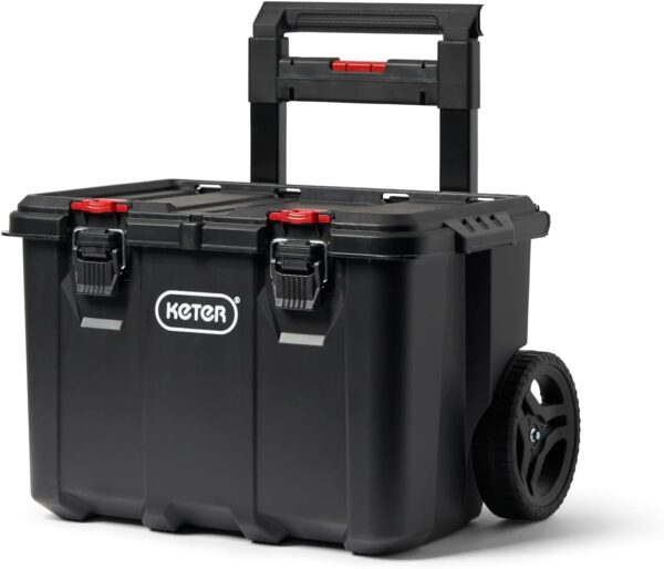 CA0C895F-88F6-4469-311E-B6DE5C480344.jpg Keter Stack-n-Roll Modular Tools Organizer for Garage Storage and DIY. 3 Piece Resin Rolling Tool Box System for Small Parts