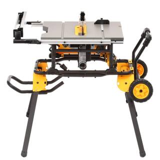 CBD53138-8A86-EEE0-9CA3-41C1F4E71204 DW 15 Amp Corded 10 in. Job Site Table Saw with Rolling Stand DWE7491RS