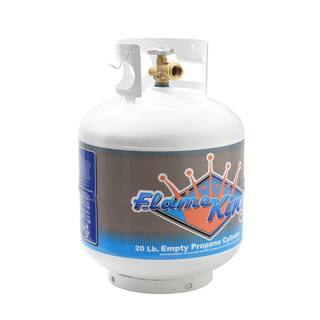 CC84AA14-970C-87DF-8E3F-A1F644BBEFCB.jpg Flame King 20 lbs Propane Tank with OPD Valve. Steel Construction. Rust-Resistant