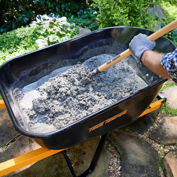 CD16BE3F-76E6-20AA-4F66-6943B4D72357 True Temper R6STFFEC 6 cu. ft. Barrow in a Box Steel Wheelbarrow with Never Flat Tire and Steel Handles