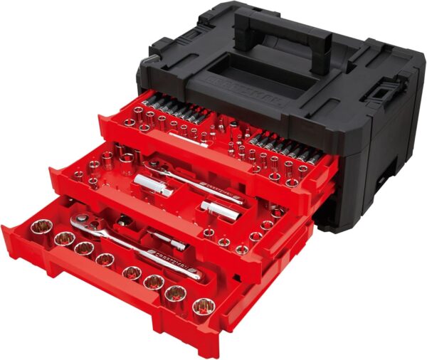 Craftsman 262-Piece Mechanic Tool Set. Master Socket Set with 3-Drawer VERSASTACK Tool Box. SAE/Metric Set (CMMT45309)