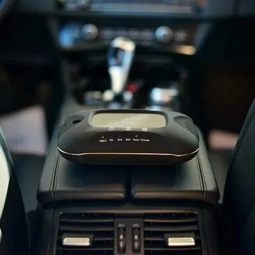Air Purifier Aroma Diffuser Auto Mist Maker PM 2.5 Eliminator Car Air Purifier with Fresh Air Humidifier USB Air Purifier for Car with HEPA.White