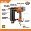 6 Gal. Portable Electric Pancake Air Compressor w/ 18GA Brad Nailer. 16GA Straight Finish Nailer. & 18GA Finish Stapler R69603FK