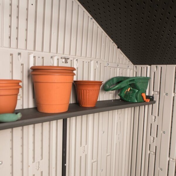 D0B3B673-262A-3975-F00B-B0EE6B12AFB9 12.5 ft. W 8 ft. D Plastic Storage Shed