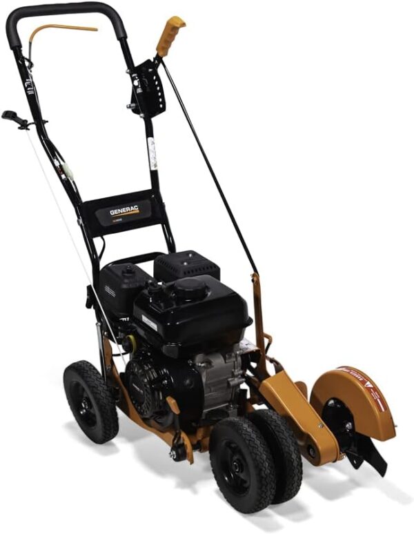 D2826CE6-F653-1063-4B8E-A7191CFB517B.jpg High-Powered 163cc Engine. Start With Ease - Precision Bevel Cutting. Easy Curb Hopping. 6-Depth Adjustments. 4-Wheel Control for Edging with Ease-Generac