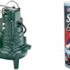 Waste-Mate 267-0001 Sewage Pump. 1/2 HP Automatic – Heavy-Duty Submersible Sewage. Effluent or Dewatering Pump